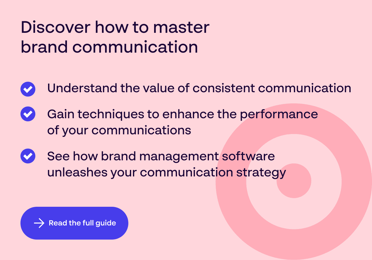 Discover how to master brand communication - Link to Papirfly guide