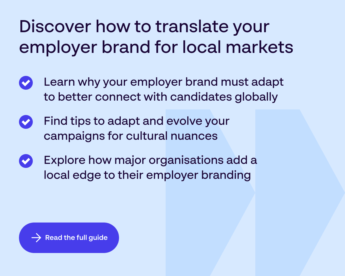  Discover how to translate your employer brand for local markets - Link to Papirfly guide