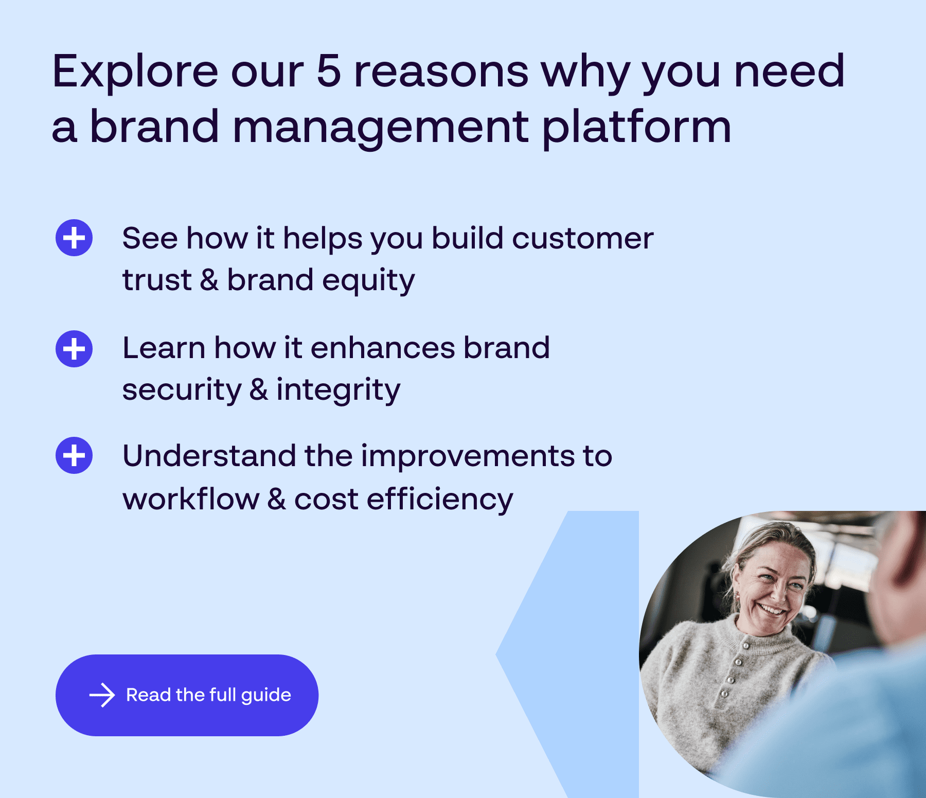 Papirfly blog post - Explore our 5 reasons why you need a brand management platform  - Read the full guide